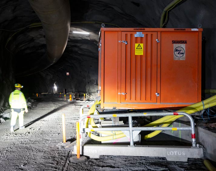 Tunnelstation transformatorstation TA-2